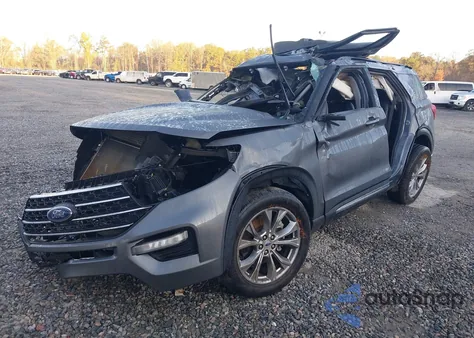 2022 Ford Explorer Xlt из США, поврежденный, VIN 1FMSK7DH4NGC10235